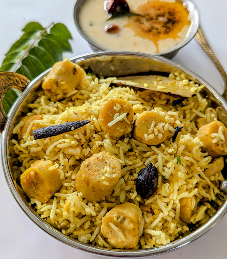 Rajasthani Gatte Ka Pulao